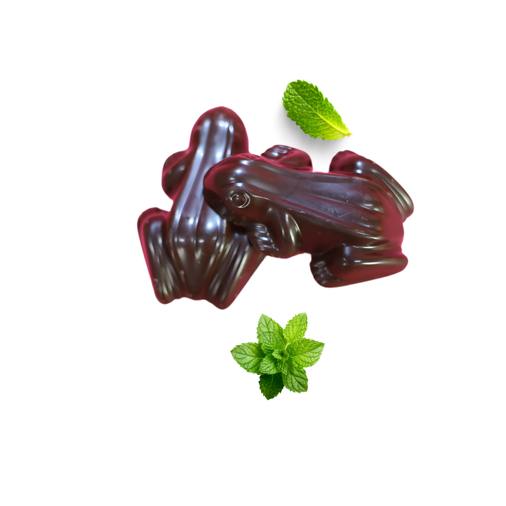 Popart Dark Chocolate Mint Filled Frogs