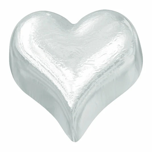 1kg silver foil wrapped chocolate hearts – bulk chocolates for gifts and events