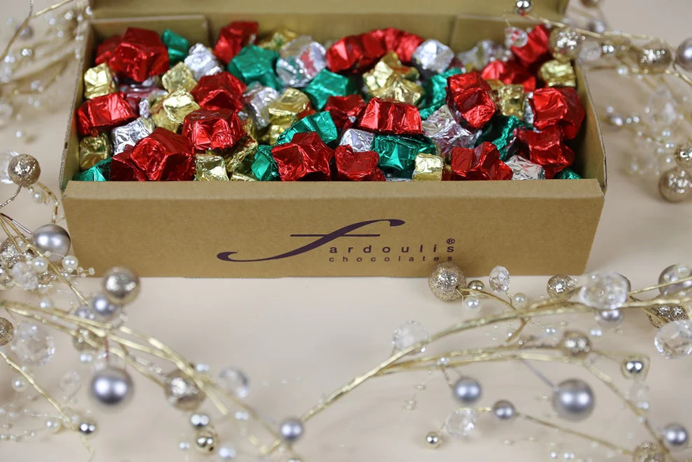 Foiled Solid Milk Chocolate Stars