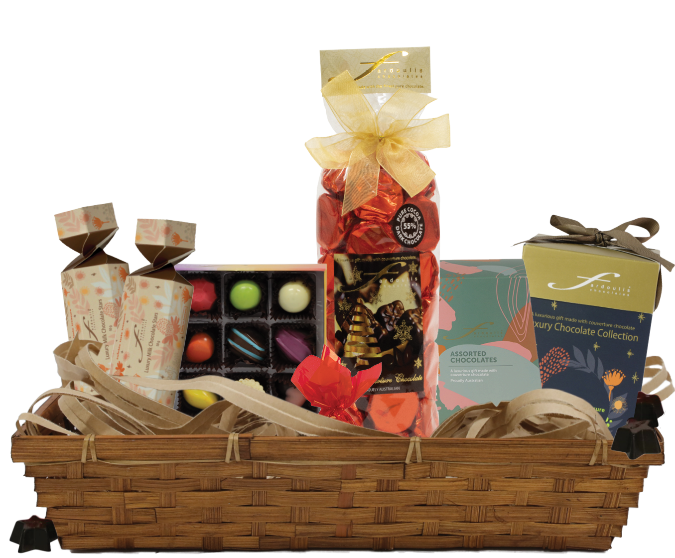 Christmas Tree Hamper festive premium chocolate gift box