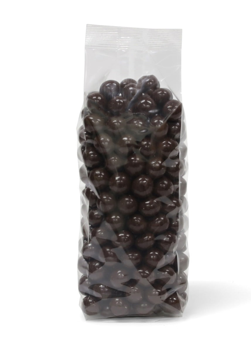 Dark Chocolate Coffee Beans 500g – premium espresso beans coated in rich dark chocolate