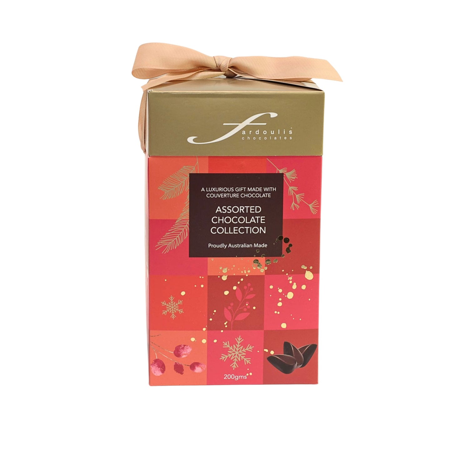 Christmas Ribbon Red Popart  Gift Box 200G