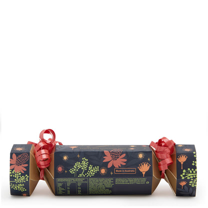 Botanical Bon-Bon Teal Milk set the christmas table with chocolate bon bon stars ,  stocking fillers