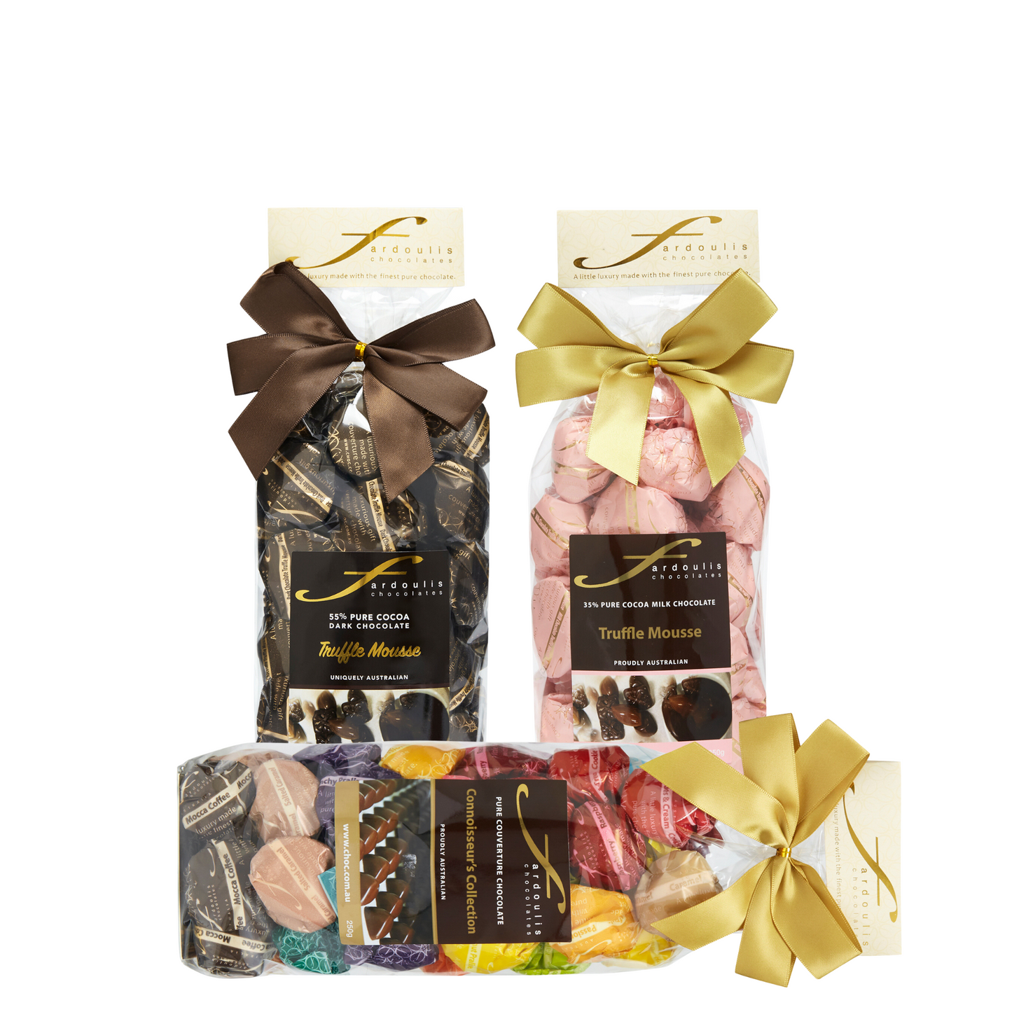 Delight chocolate lovers with our Milk & Dark Chocolate Mousse Gift Bag