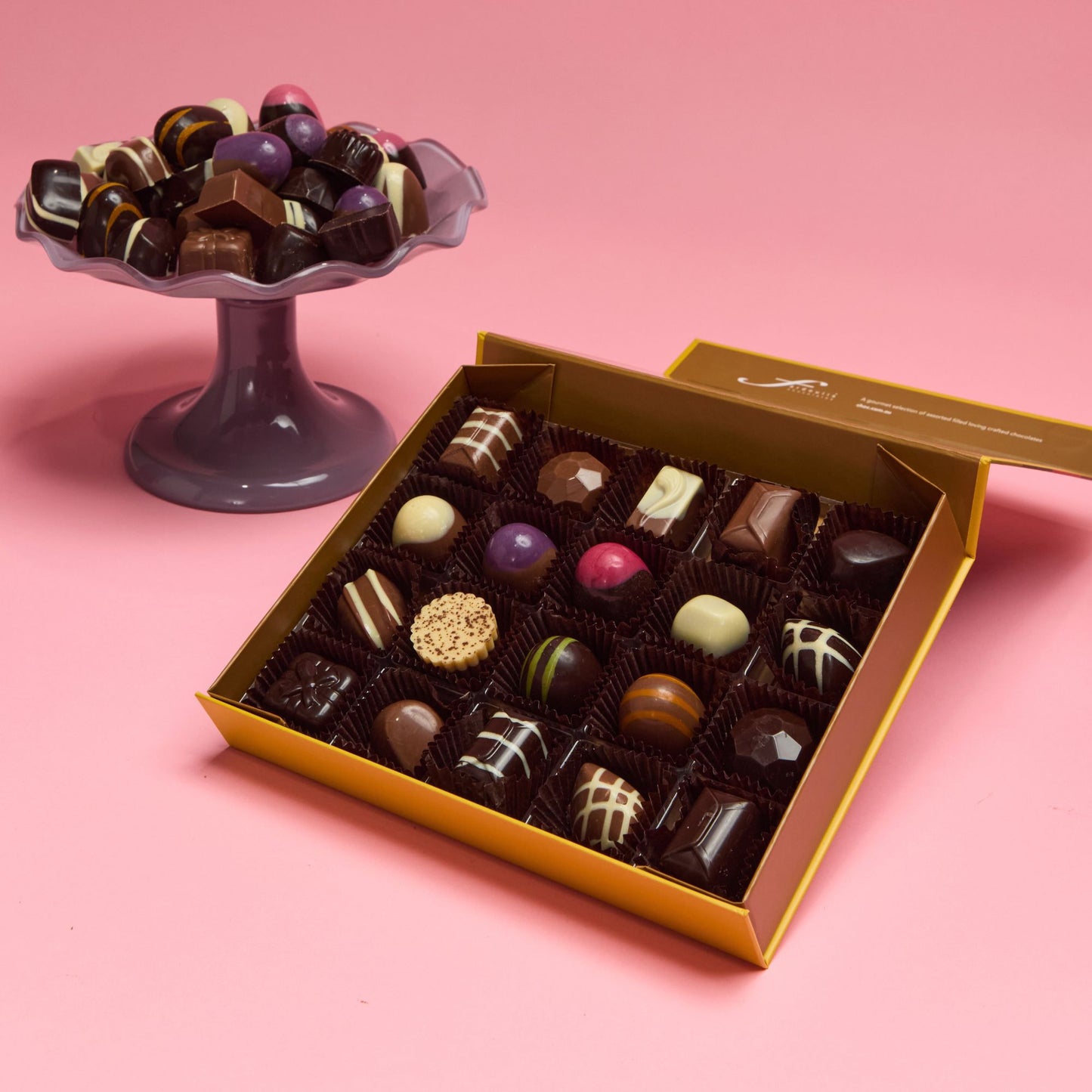 Popart Assorted Milk and Dark Chocolate  Chocolate Box 300G