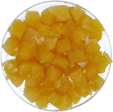Shop glacé ginger in 500 Grams  or 1 kg sizes for Christmas cakes, fruit breads, baking and desserts. A classic candied ingredient from Fardoulis Chocolates.