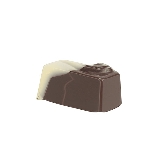 Handmade dark chocolate with vanilla centre, artisan chocolate