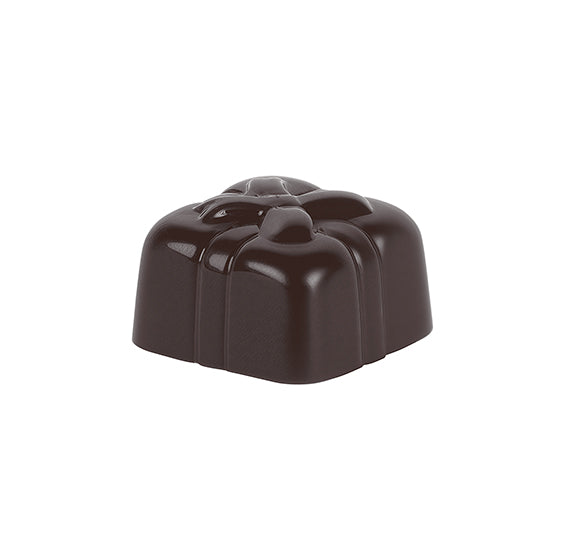 Handmade dark chocolate with whipped truffle mousse centre, artisan chocolate