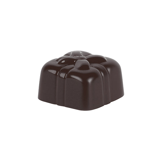 Handmade dark chocolate with whipped truffle mousse centre, artisan chocolate