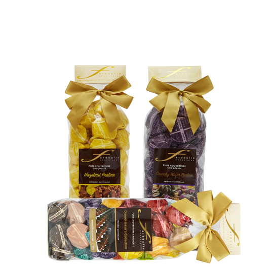 Hazelnut pralines and wafer collection – gourmet hazelnut chocolate assortment