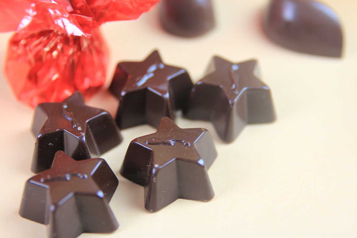 Christmas Dark Chocolate Stars Trinket 60G