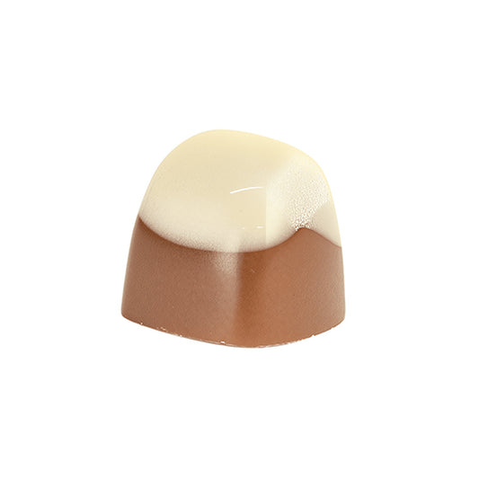 "Milk chocolate with creamy coconut centre, handmade in Australia.”