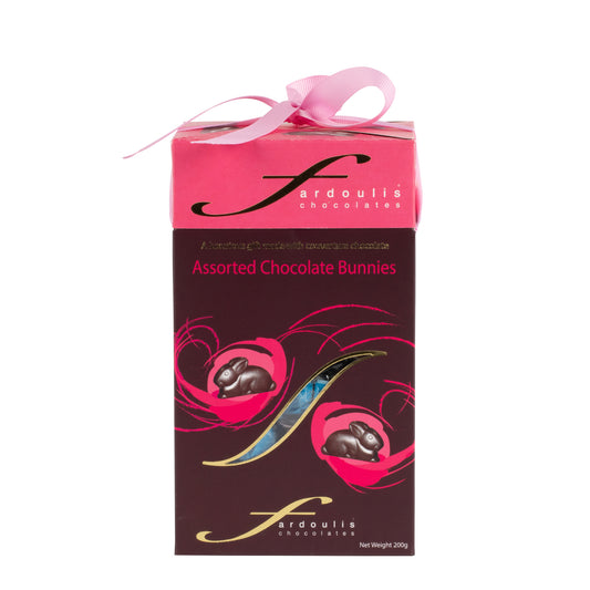 Pink Easter bunny gift box 250g – festive Easter chocolate gift