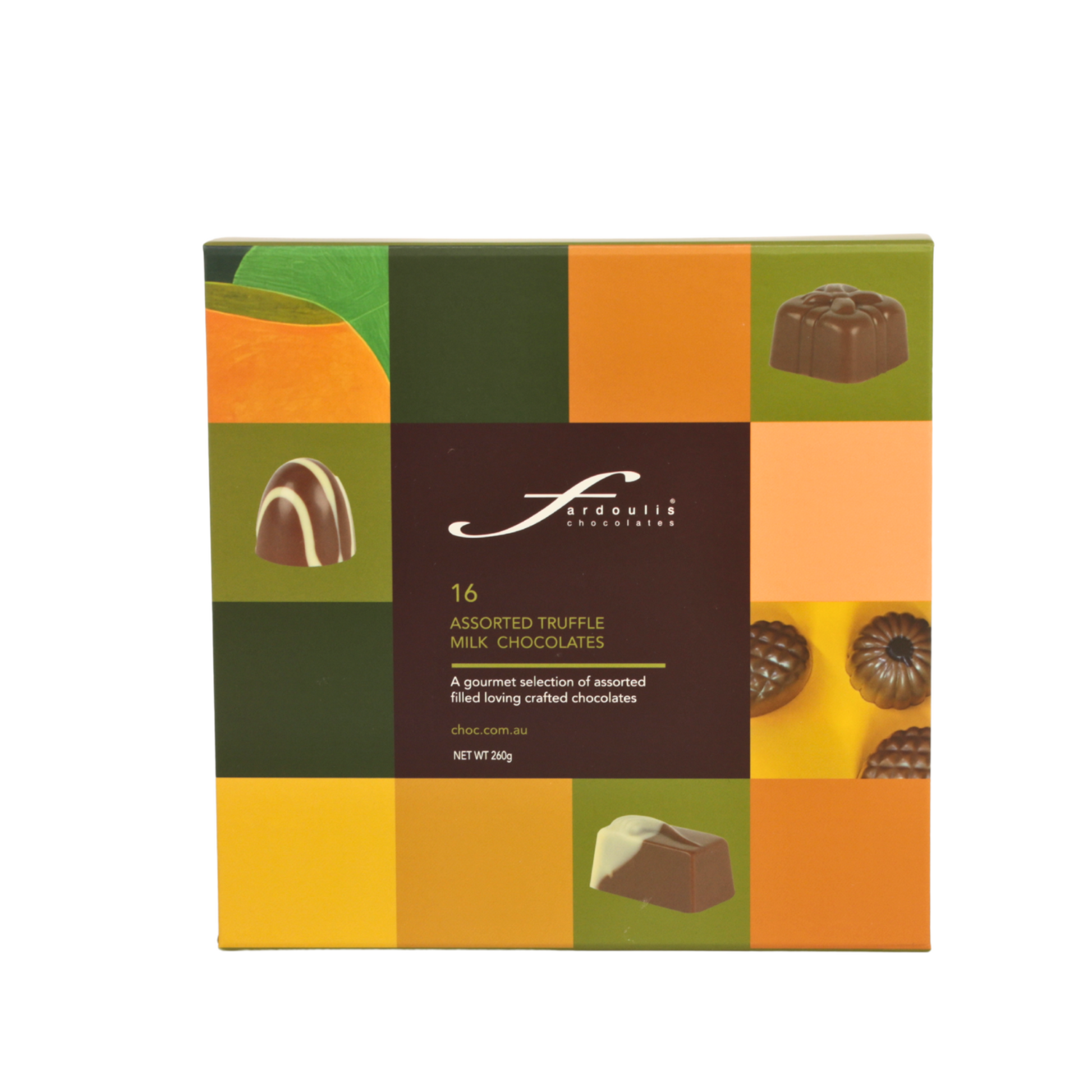 Popart milk chocolate box 260g – premium gourmet milk chocolate gift selection