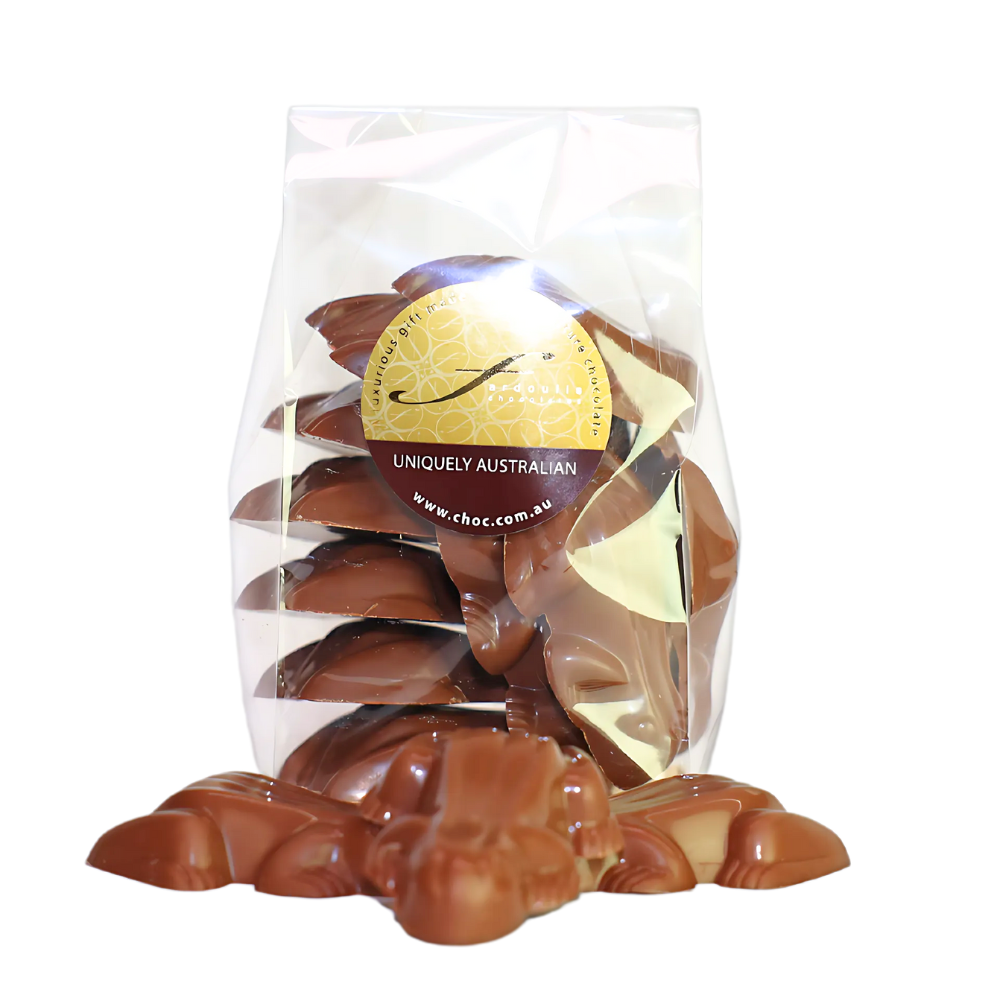 Premium milk chocolate frogs Australian chocolate gift