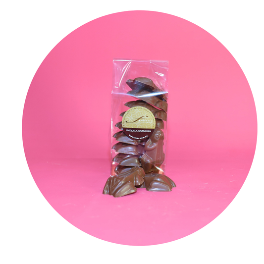 MILK CHOCOLATE FROGS