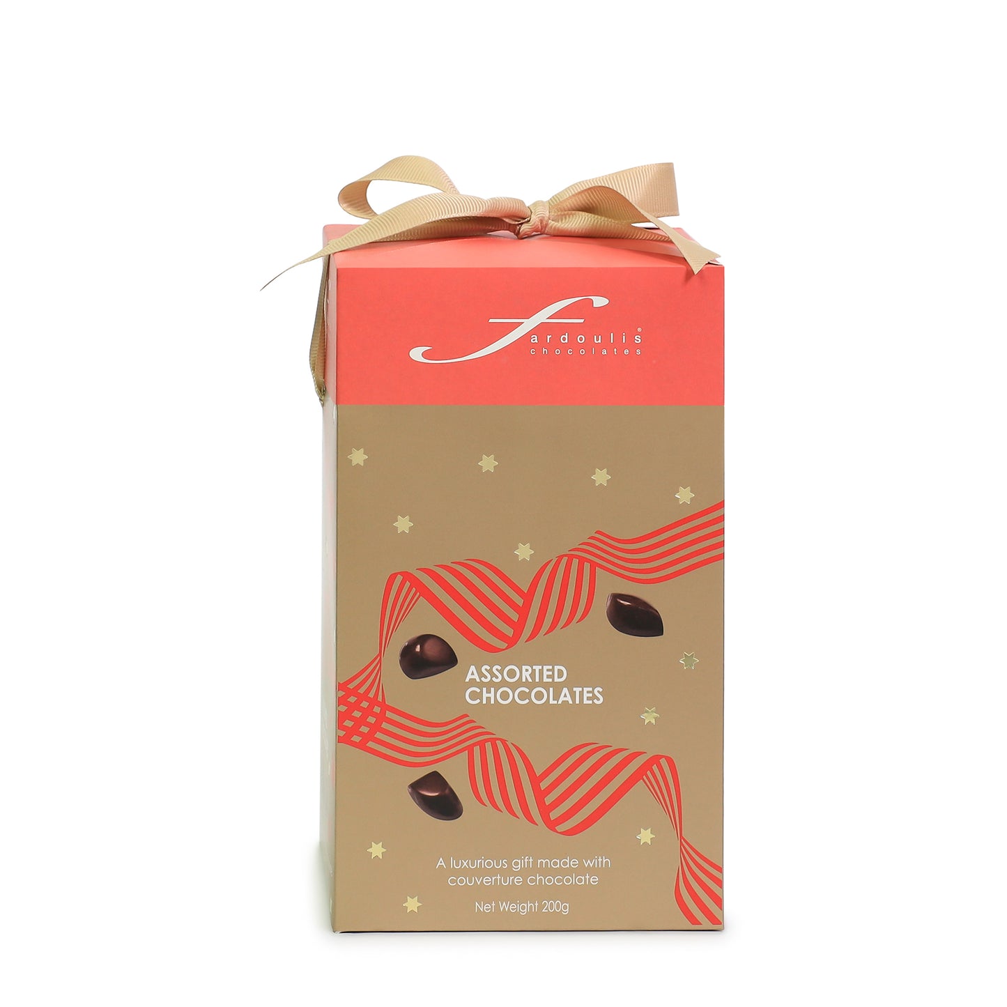 Christmas Ribbon  Gold  Gift Box 200G