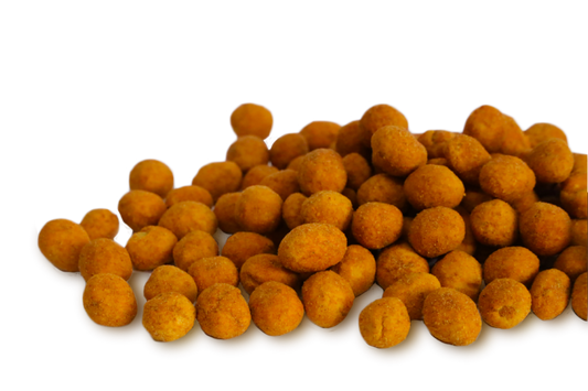 BBQ Kri-Kri – crunchy barbecue flavoured sugar-coated peanuts