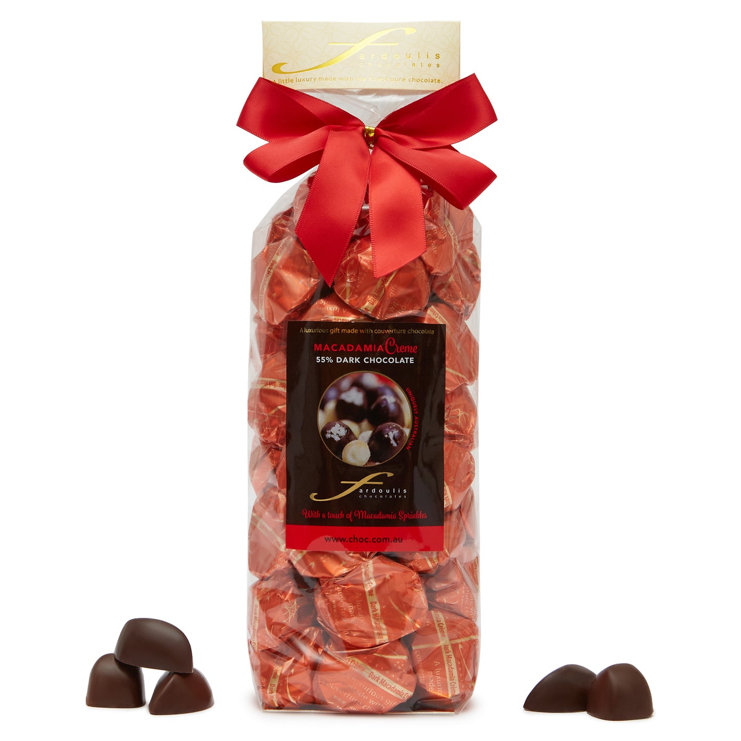 Christmas Macadamia Dark Chocolate 250G