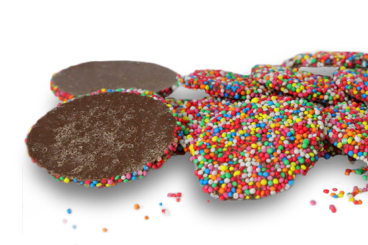 Chocolate speckles – colourful speckled chocolate treats