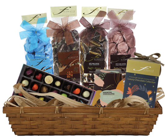 Gourmet Pamper Hamper – luxury chocolate and treats gift basket