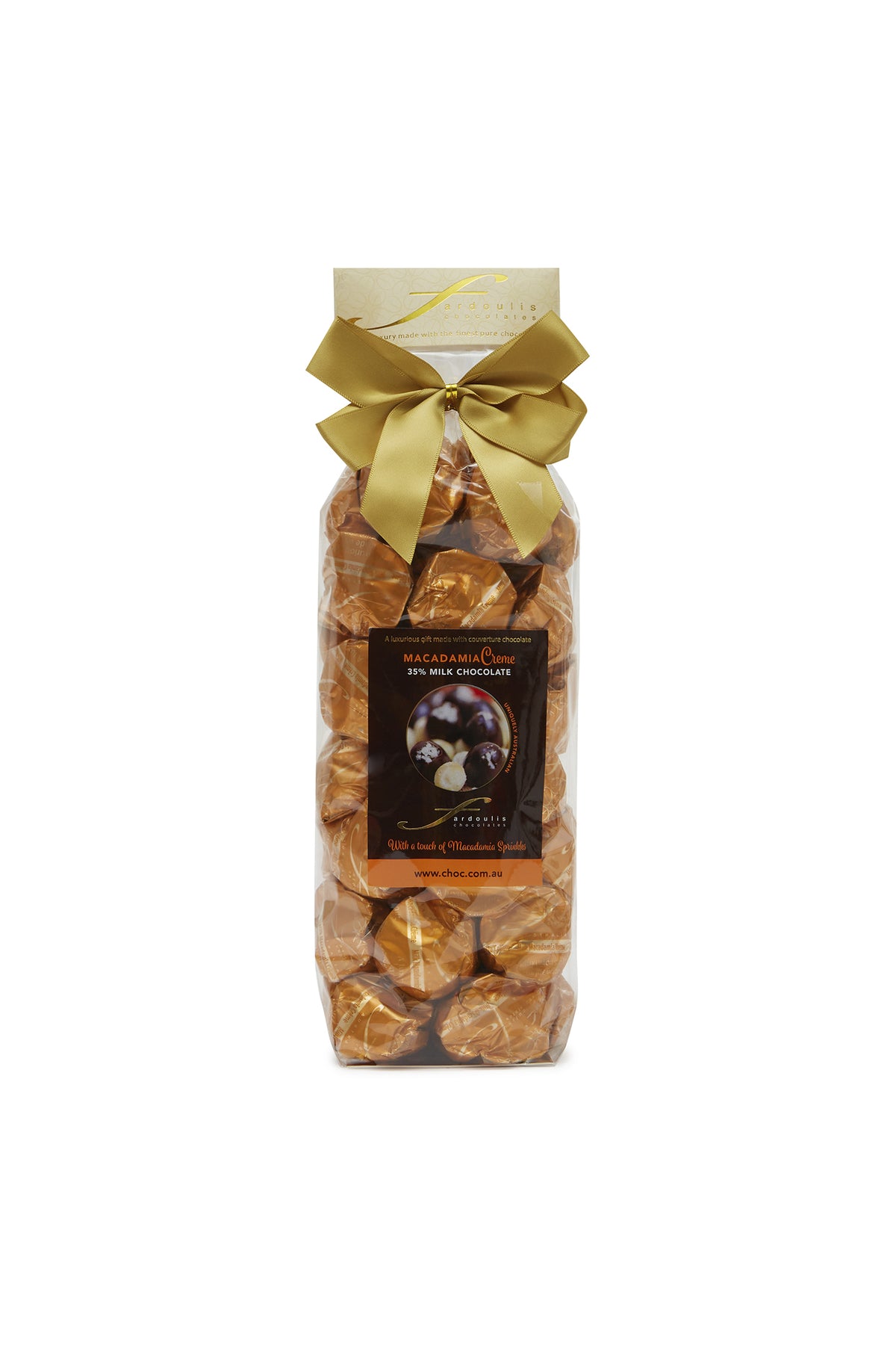 Macadamia Milk Chocolates 250g – premium milk chocolate with whole macadamia nuts