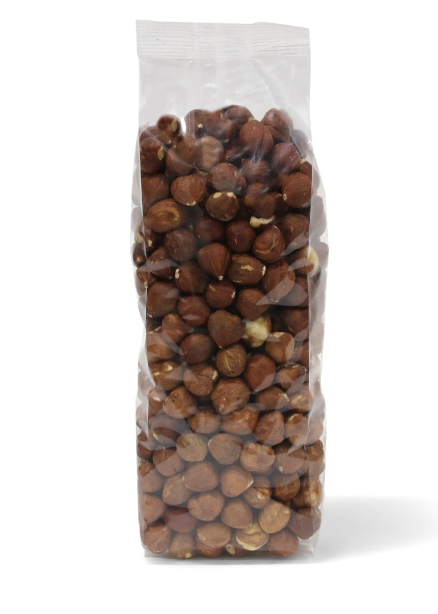 Raw Hazelnuts 500g – premium whole natural hazelnuts for baking and snacking