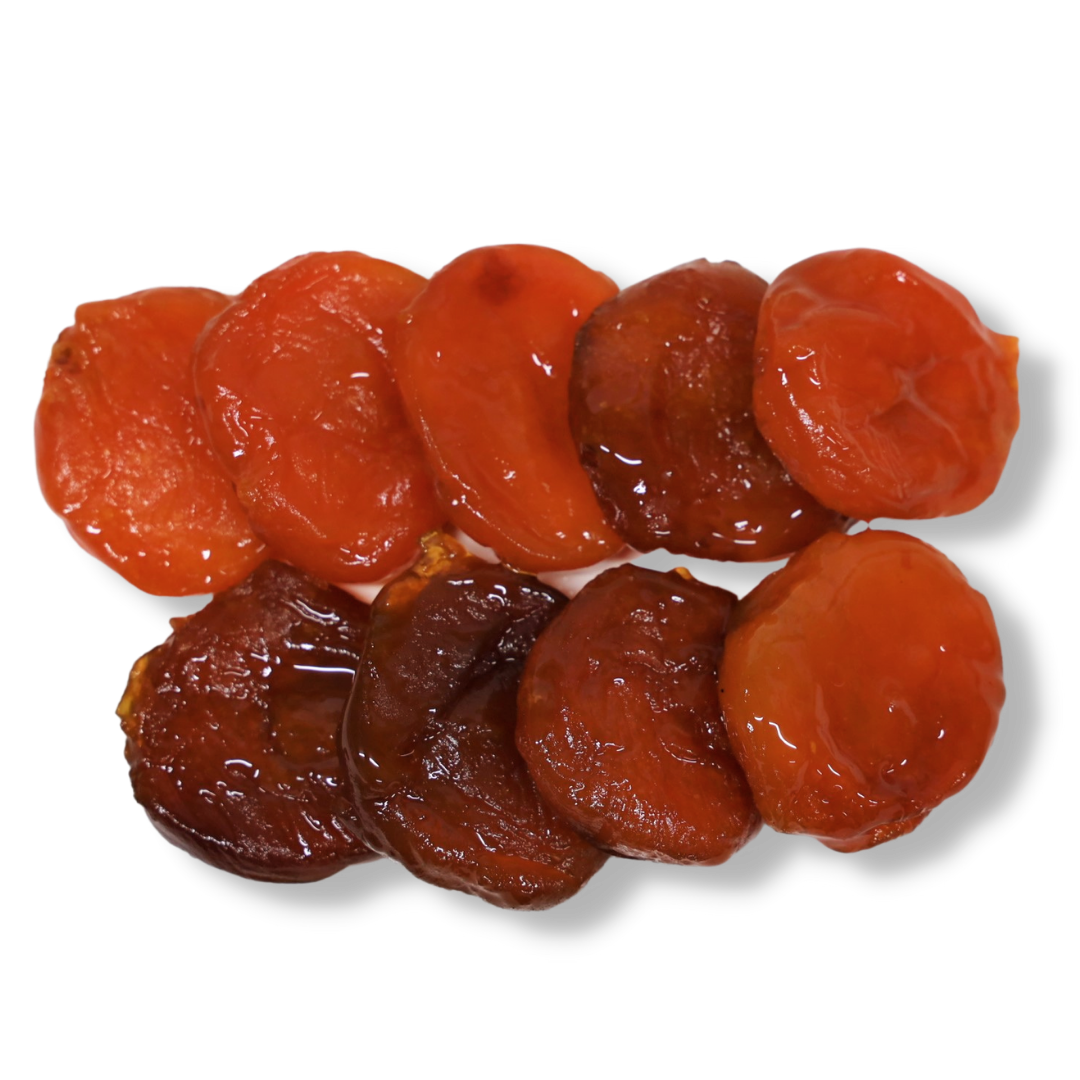Shop glacé apricots in 500 g or 1 kg sizes. A sweet, colourful ingredient for desserts, baking and special occasions from Fardoulis Chocolates.